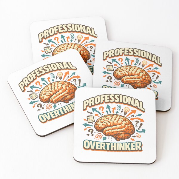 Item preview, Professional Overthinker Retro Brain designed and sold by Kicor.