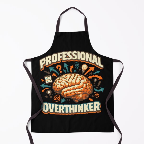Item preview, Professional Overthinker Retro Brain designed and sold by Kicor.