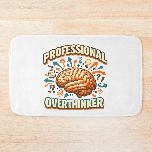 Item preview, Professional Overthinker Retro Brain designed and sold by Kicor.