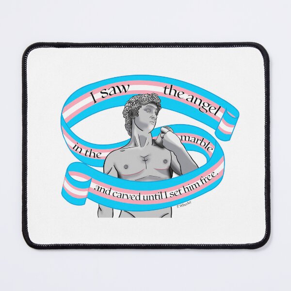 Item preview, Michelangelo's David Trans Pride designed and sold by skeleton-richart.