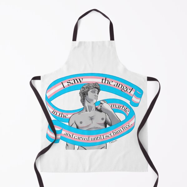 Item preview, Michelangelo's David Trans Pride designed and sold by skeleton-richart.