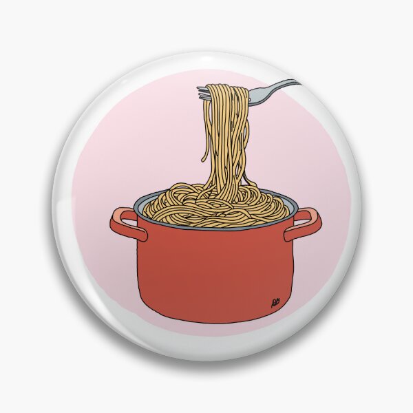 Item preview, Cooking Pasta Kitchen Line Art Print designed and sold by Evil B Creative.