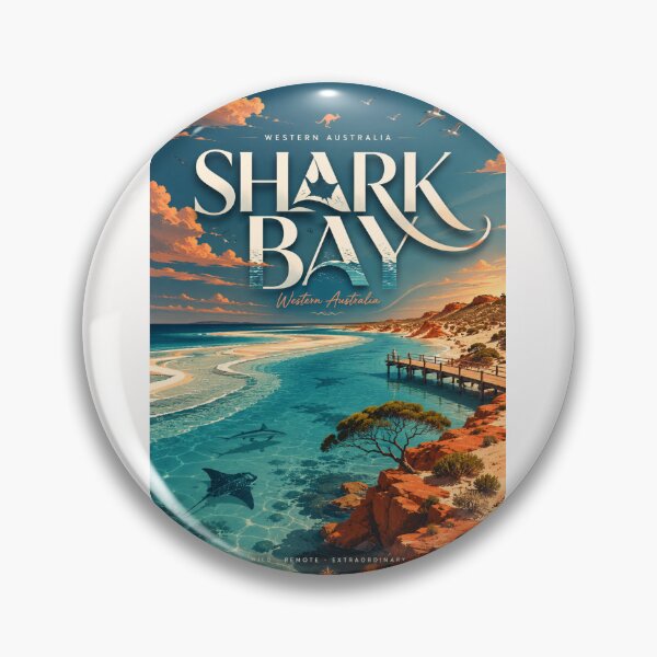 Item preview, Shark Bay Coral Coast and Indian Ocean Wildlife Western Australia designed and sold by Places On Earth.