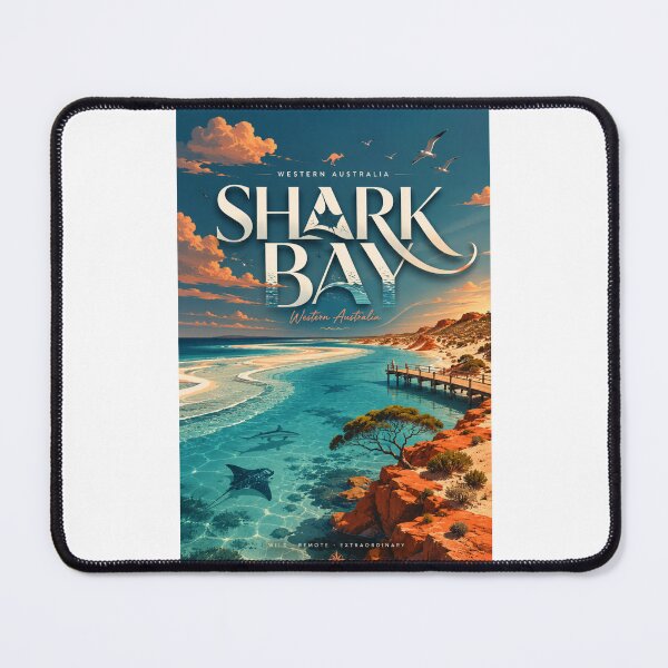 Item preview, Shark Bay Coral Coast and Indian Ocean Wildlife Western Australia designed and sold by Places On Earth.