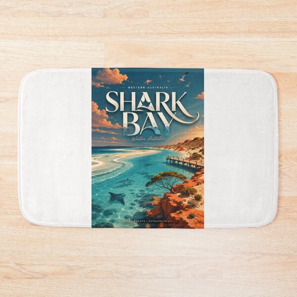 Item preview, Shark Bay Coral Coast and Indian Ocean Wildlife Western Australia designed and sold by Places On Earth.