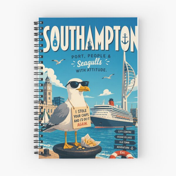 Item preview, Southampton Waterfront and Portsmouth Harbour England designed and sold by Places On Earth.