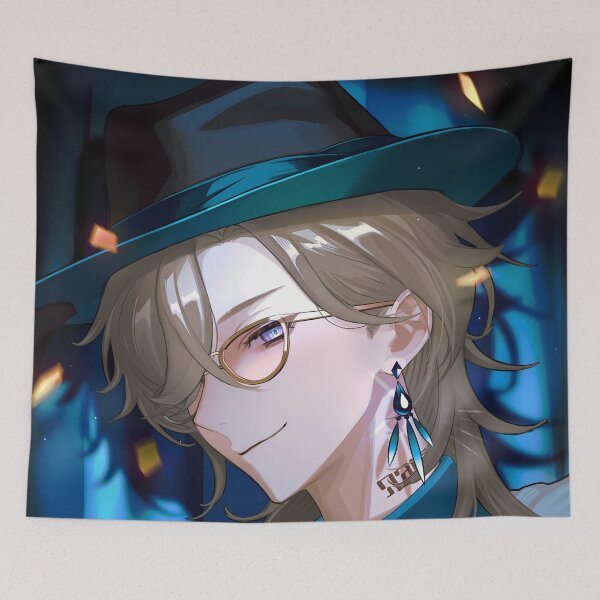 Item preview, Aventurine Honkai Star Rail Cool Hat Portrait designed and sold by 108Recordings.