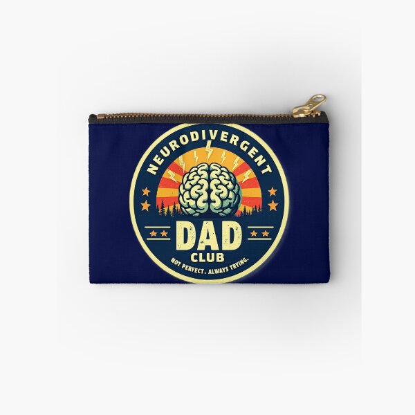 Item preview, Neurodivergent Dad Club Not Perfect Always Trying Retro Father Design designed and sold by CollectionsJEm.