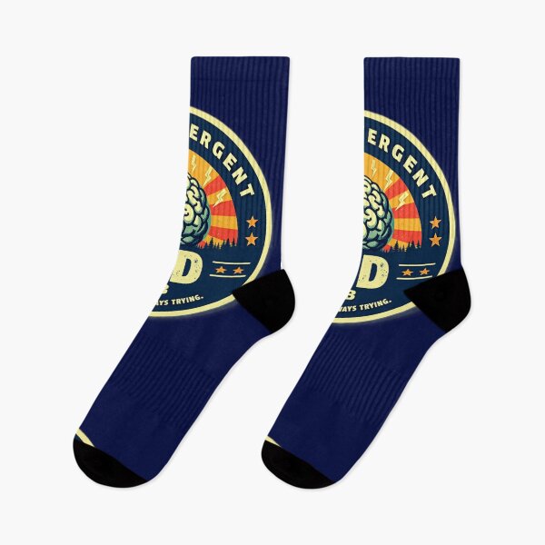 Item preview, Neurodivergent Dad Club Not Perfect Always Trying Retro Father Design designed and sold by CollectionsJEm.