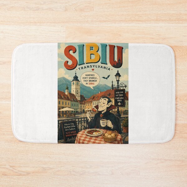 Item preview, Sibiu Old Town and Transylvanian Heritage Romania designed and sold by Places On Earth.