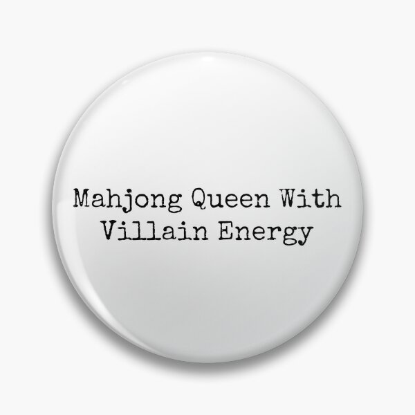 Item preview, Mahjong Queen With Villain Energy designed and sold by Chromarist.