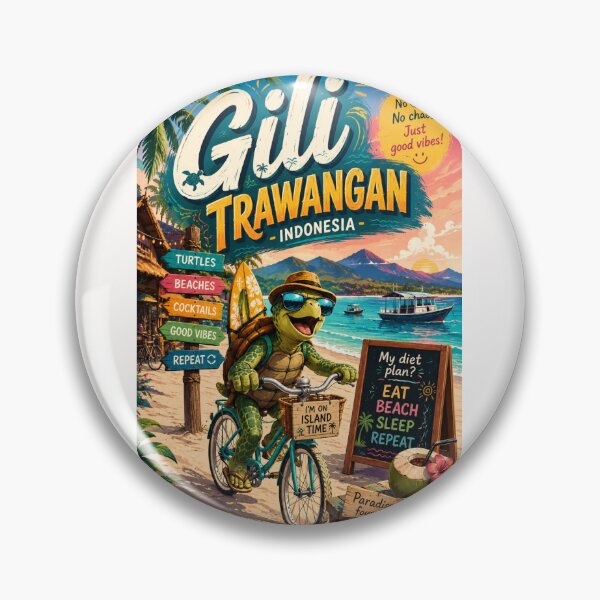 Item preview, Gili Trawangan Island Sunset and Lombok Strait Indonesia designed and sold by Places On Earth.