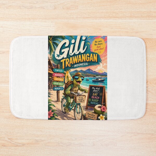 Item preview, Gili Trawangan Island Sunset and Lombok Strait Indonesia designed and sold by Places On Earth.