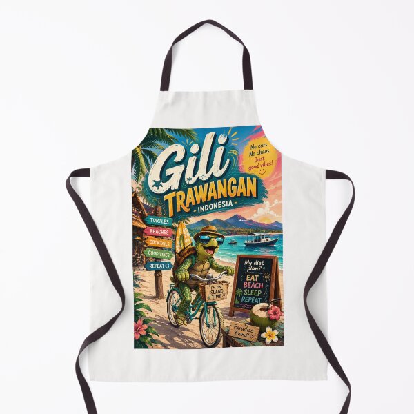 Item preview, Gili Trawangan Island Sunset and Lombok Strait Indonesia designed and sold by Places On Earth.