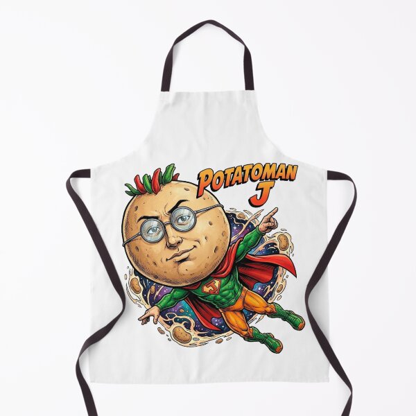 Item preview, PotatoMan J: The Cosmic Spud Guardian of the Veggie Empire designed and sold by Surreal Characters & Cute Pups.
