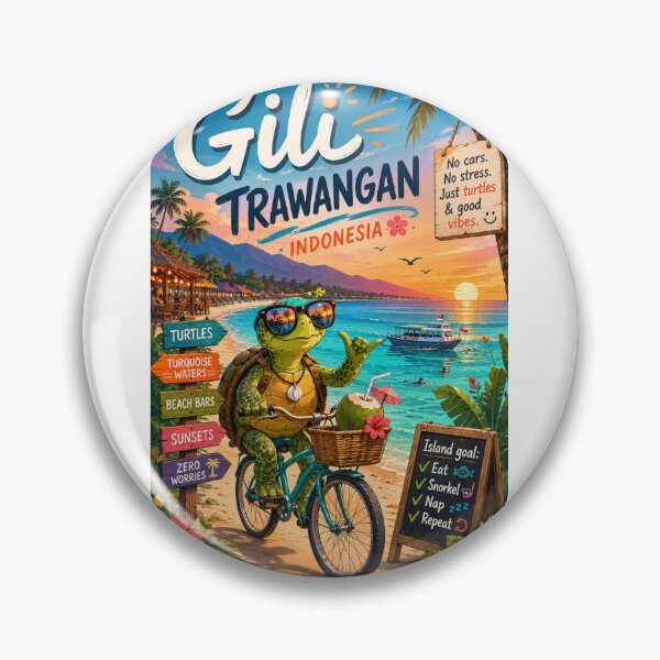Item preview, Gili Trawangan Beachfront and Mount Rinjani Horizon Indonesia designed and sold by Places On Earth.