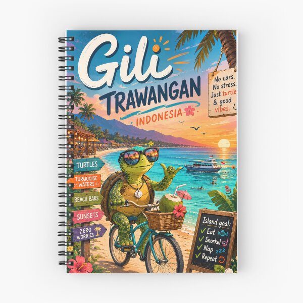 Item preview, Gili Trawangan Beachfront and Mount Rinjani Horizon Indonesia designed and sold by Places On Earth.