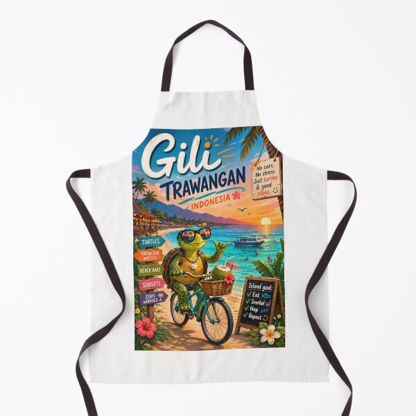 Item preview, Gili Trawangan Beachfront and Mount Rinjani Horizon Indonesia designed and sold by Places On Earth.
