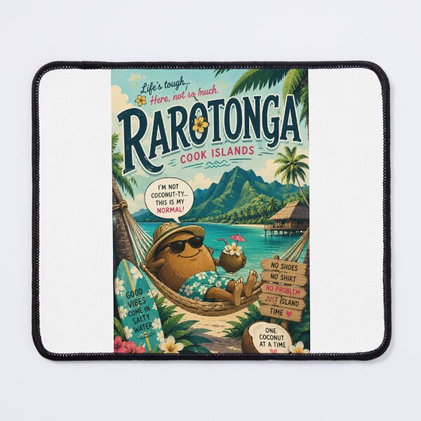 Item preview, Rarotonga Lagoon and Avarua Coastline Cook Islands designed and sold by Places On Earth.