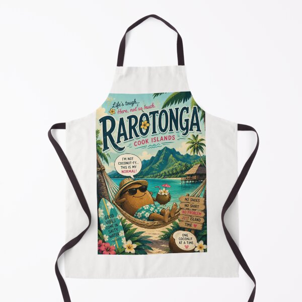 Item preview, Rarotonga Lagoon and Avarua Coastline Cook Islands designed and sold by Places On Earth.