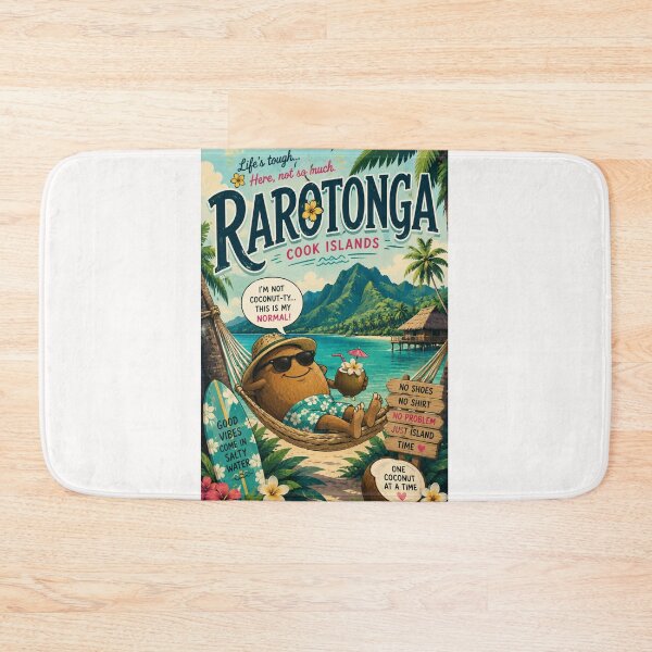 Item preview, Rarotonga Lagoon and Avarua Coastline Cook Islands designed and sold by Places On Earth.