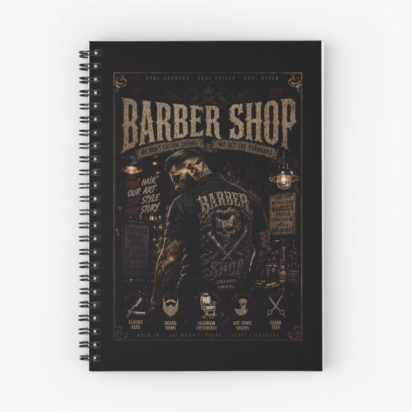 Item preview, Vintage Barber Shop with Classic Grooming Culture Style designed and sold by Modaozushi216.