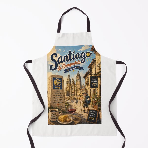 Item preview, Santiago de Compostela Cathedral and Camino de Santiago Galicia Spain designed and sold by Places On Earth.