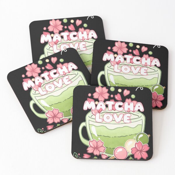 Item preview, Kawaii Matcha Sakura Drink Treats Art designed and sold by Prof4Artist.