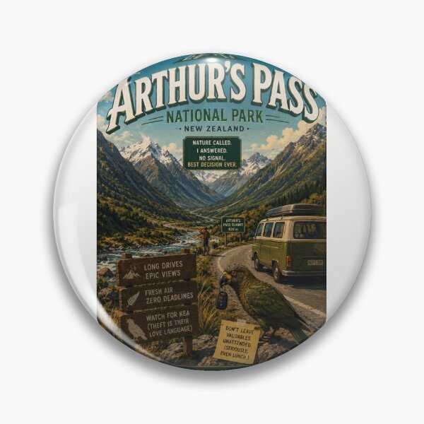 Item preview, Arthur's Pass Summit and Southern Alps New Zealand designed and sold by Places On Earth.