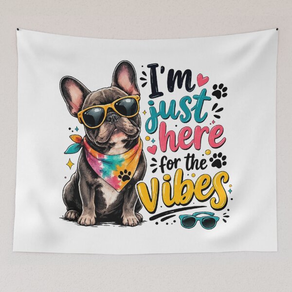 Item preview,  Here for the Vibes Frenchie Sunglasses Summer Dog designed and sold by ssmg80.