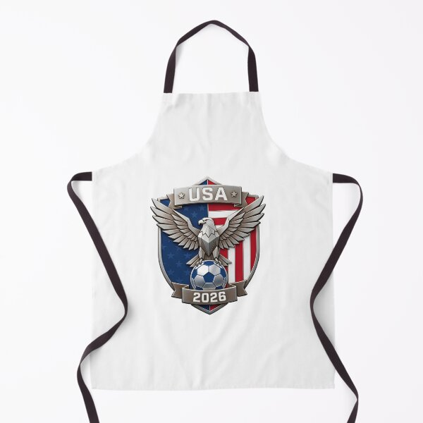 Item preview, USA Soccer Eagle Crest 2026 World Cup Football Shield designed and sold by laughingshirts.