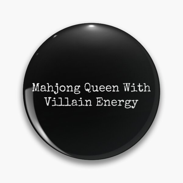 Item preview, Mahjong Queen With Villain Energy designed and sold by Chromarist.