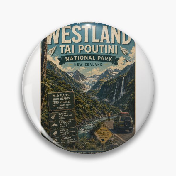 Item preview, Westland Tai Poutini Glacier Valley and Franz Josef Region New Zealand designed and sold by Places On Earth.