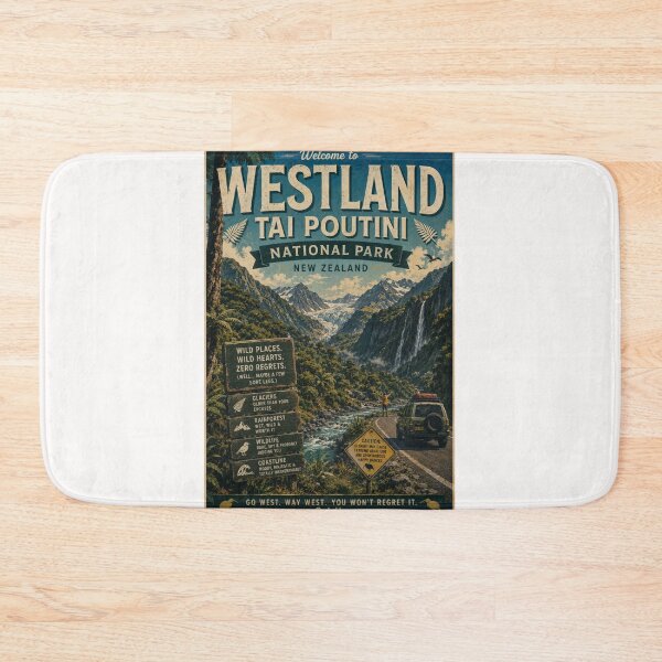 Item preview, Westland Tai Poutini Glacier Valley and Franz Josef Region New Zealand designed and sold by Places On Earth.