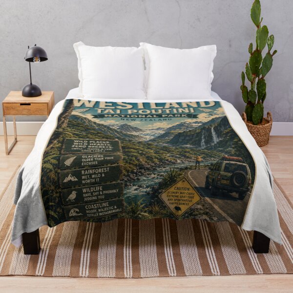 Item preview, Westland Tai Poutini Glacier Valley and Franz Josef Region New Zealand designed and sold by Places On Earth.