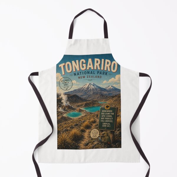 Item preview, Tongariro Alpine Crossing and Mount Ngauruhoe New Zealand designed and sold by Places On Earth.
