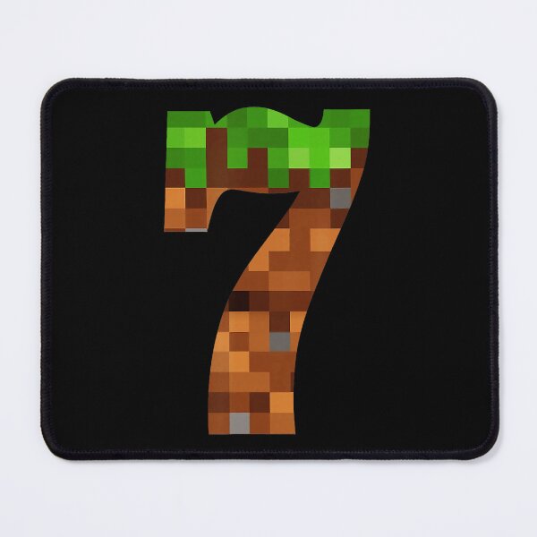 Item preview, Pixel Number 7 Birthday Gaming Style for Seven Year Olds designed and sold by FGTV2021.