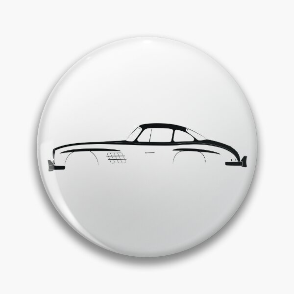 Item preview, 300 SL Gullwing (Black) designed and sold by Car Silhouettes.