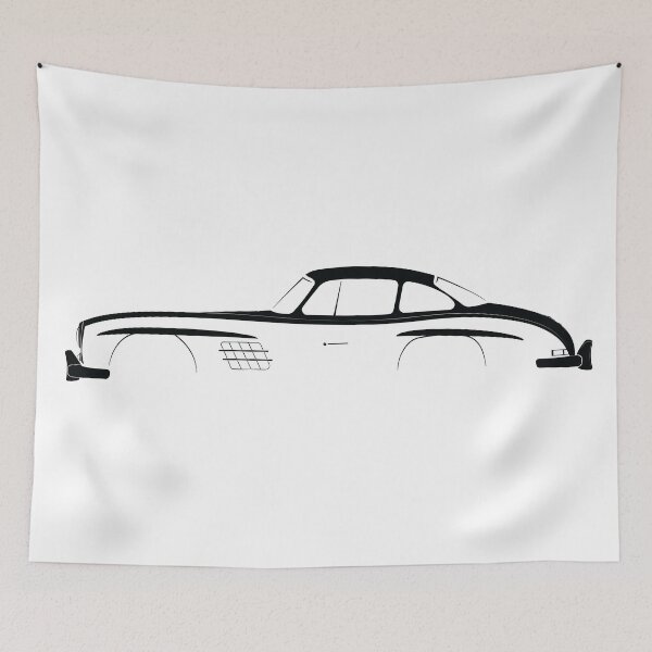 Item preview, 300 SL Gullwing (Black) designed and sold by Car Silhouettes.