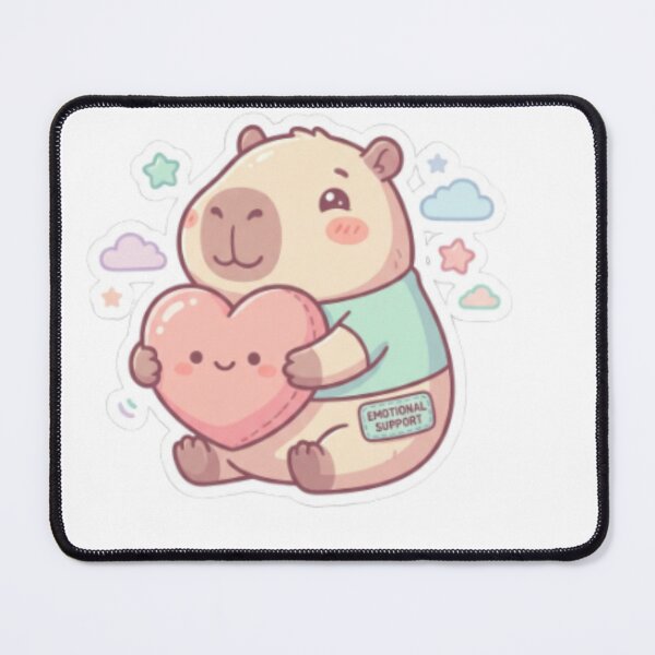 Item preview, Emotional Support Capybara  - Cute Mental Health Animal Gift for Anxiety and Self Care Lovers designed and sold by CozyDesignsCo.