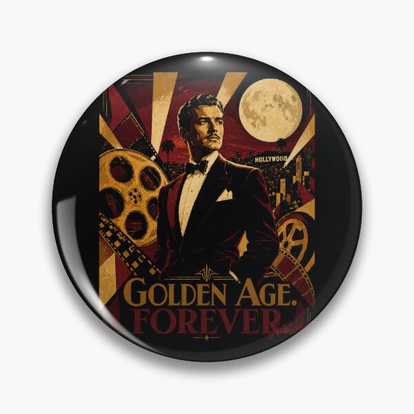 Item preview, Golden Age Cinema Under Moonlit Spotlights designed and sold by Artisticanvas.