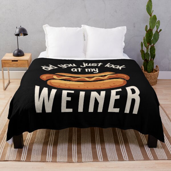 Item preview, Did You Just Look At My Weiner Funny Hot Dog designed and sold by StuckOnTees.