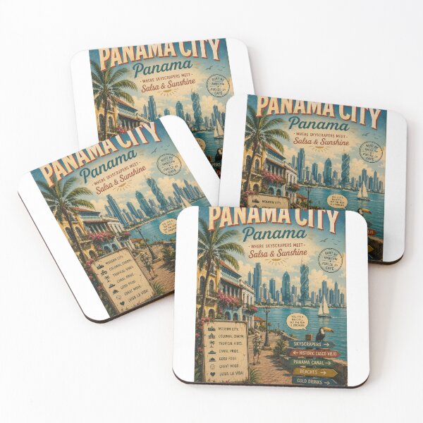 Item preview, Panama City Skyline and Casco Viejo Waterfront Panama designed and sold by Aryabek.