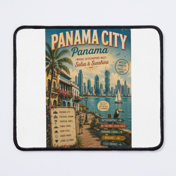 Item preview, Panama City Skyline and Casco Viejo Waterfront Panama designed and sold by Aryabek.