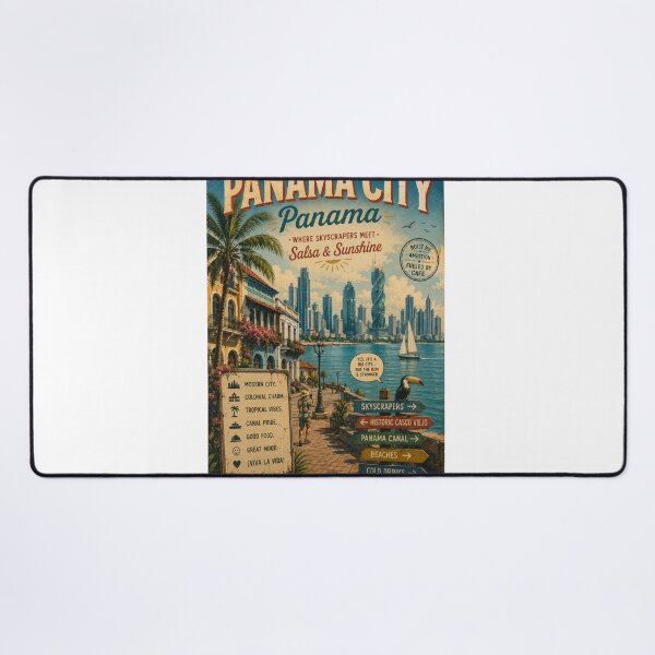 Item preview, Panama City Skyline and Casco Viejo Waterfront Panama designed and sold by Aryabek.