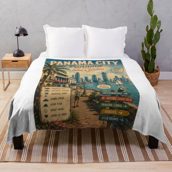 Item preview, Panama City Skyline and Casco Viejo Waterfront Panama designed and sold by Aryabek.