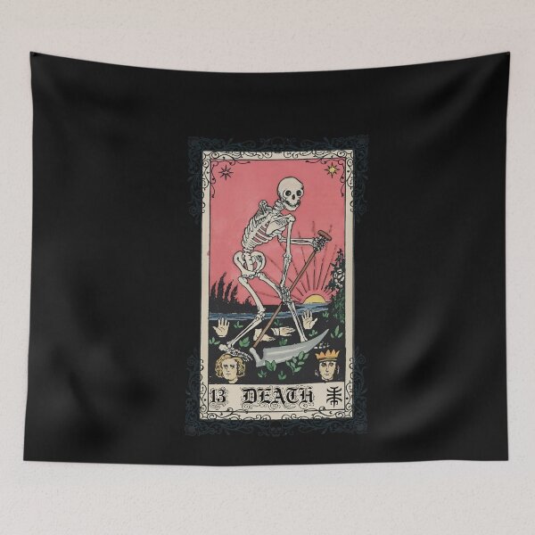 Item preview, Mystical Death Tarot Card Vintage Skeleton designed and sold by Prof4Artist.
