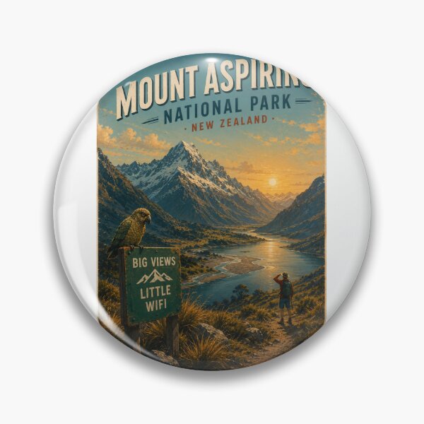 Item preview, Mount Aspiring Wilderness and Otago River Valleys New Zealand designed and sold by Aryabek.