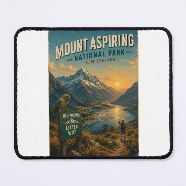 Item preview, Mount Aspiring Wilderness and Otago River Valleys New Zealand designed and sold by Aryabek.