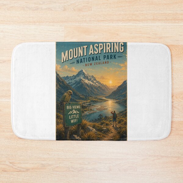Item preview, Mount Aspiring Wilderness and Otago River Valleys New Zealand designed and sold by Aryabek.